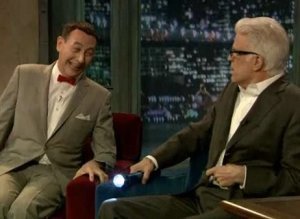 On Fallon, Pee-wee Herman Sneak...