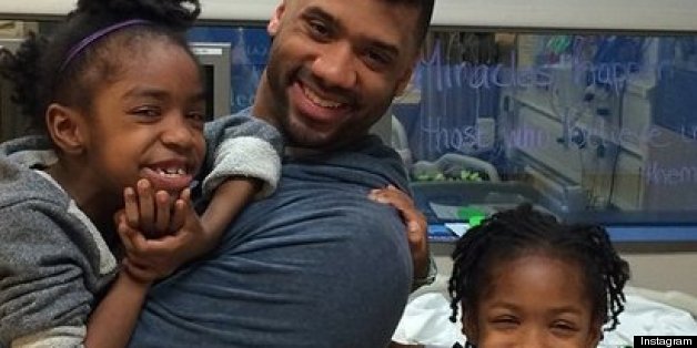 Russell Wilson Went Right Back To Visiting Sick Kids After Super Bowl Loss
