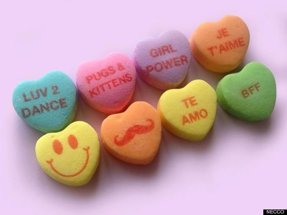 For Valentine's Day, computer AI generates dorky candy heart