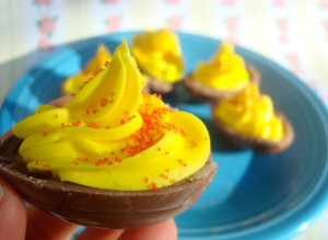 Cadbury Creme Deviled Eggs