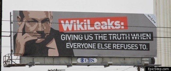 Wikileaks Billboard Los Angeles