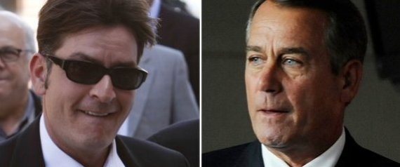 John Boehner Charlie Sheen