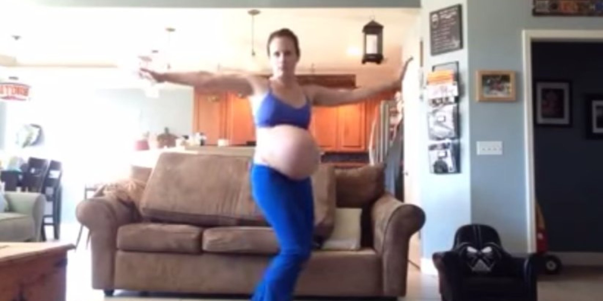 Pregnant Mom Tries To Induce Labor With Awesome 'Thriller' Dance Routine - Huffington Post