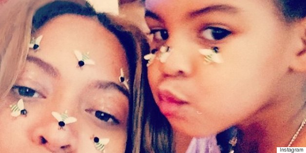 Beyonce Spends Valentine's Day With Blue Ivy