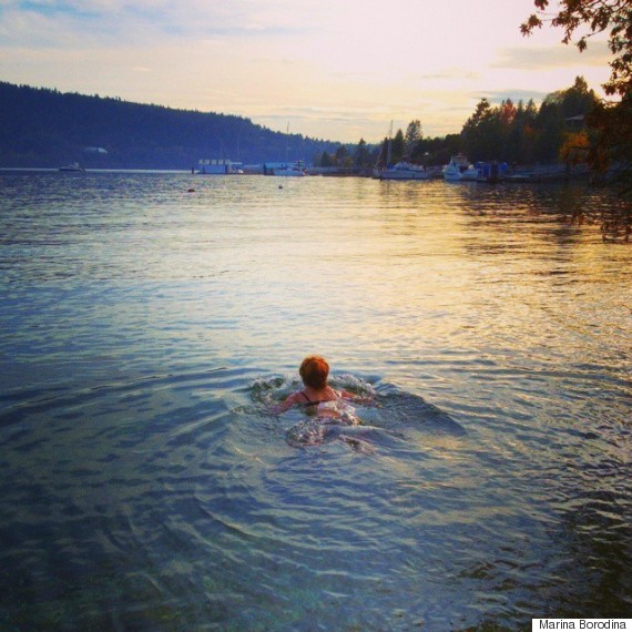 cold water swimming