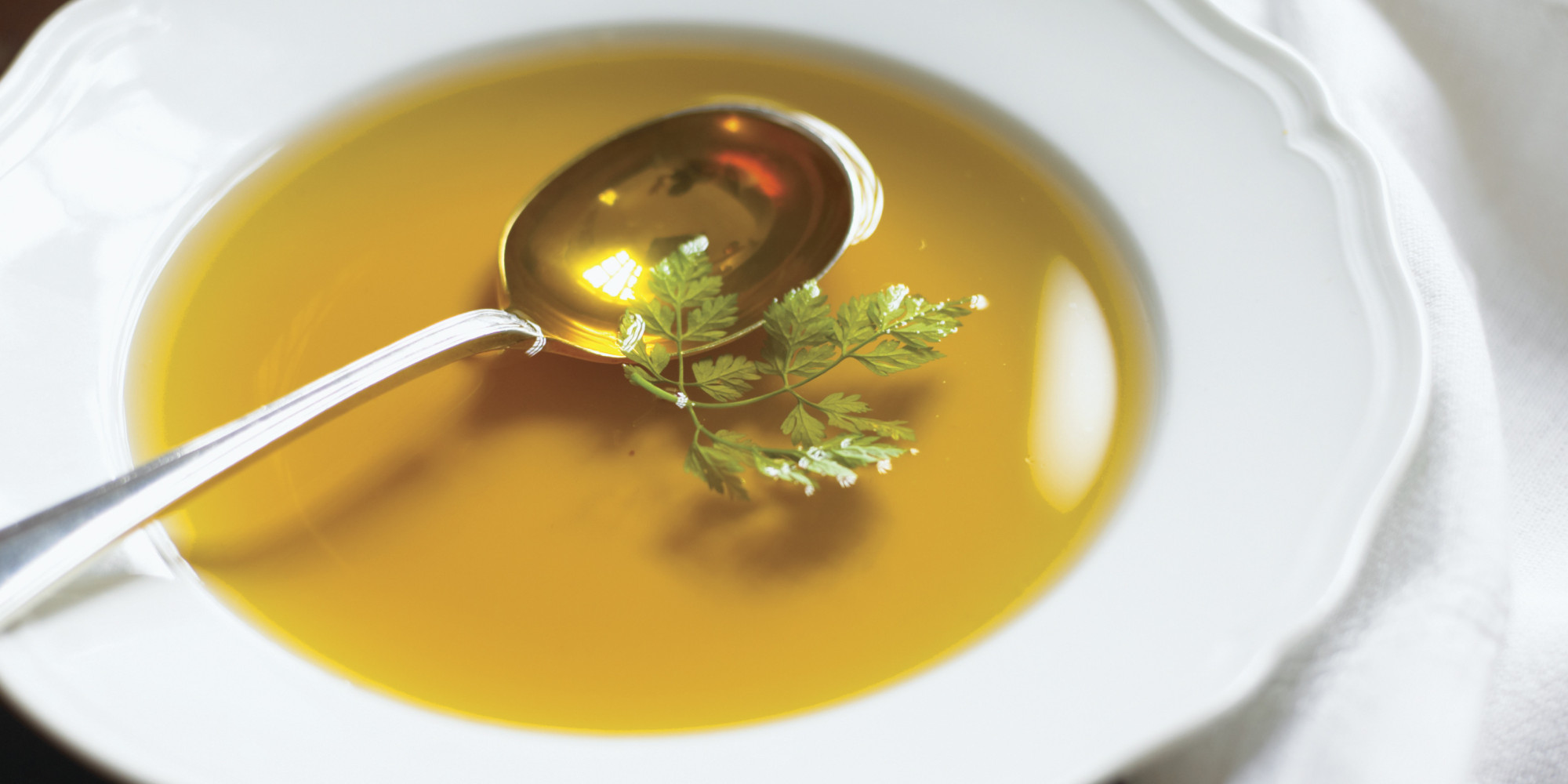 A Clear Consomme Is The Most Sophisticated Chicken Soup You'll Ever Make