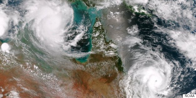 Cyclone Sandwich: 2 Powerful Storms Batter Australia