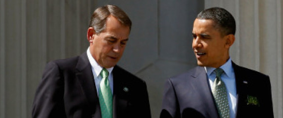 Obama Boehner Budget Cuts