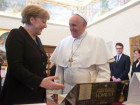 Pope Francis Meets With German Chancellor Angela Merkel