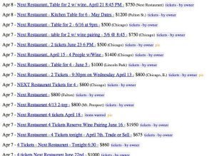 Next Restaurant Craigslist