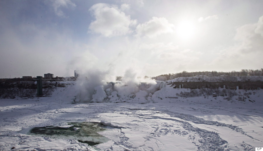niagara falls frozen