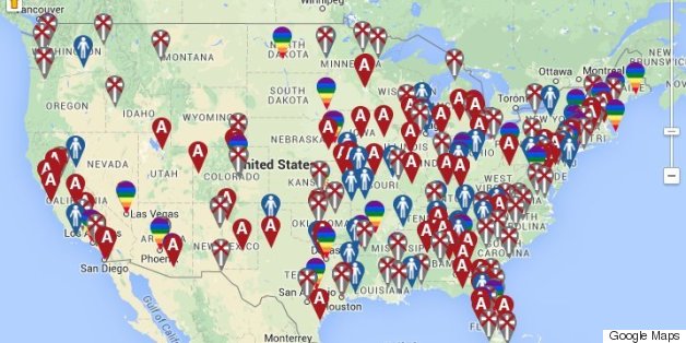 Fundamentalist Group Lists LGBT Advocacy Groups With On Its 'Bigotry Map'