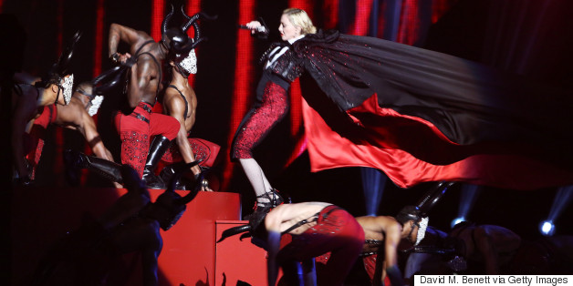 Madonna Took A Hard Fall At The Brit Awards