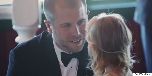 Groom Makes Wedding Vows To 3-Year-Old Stepdaughter In Emotional Video