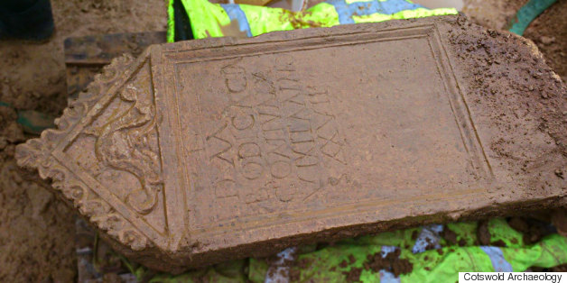 Rare Tombstone Unearthed At Site Of Old Parking Garage