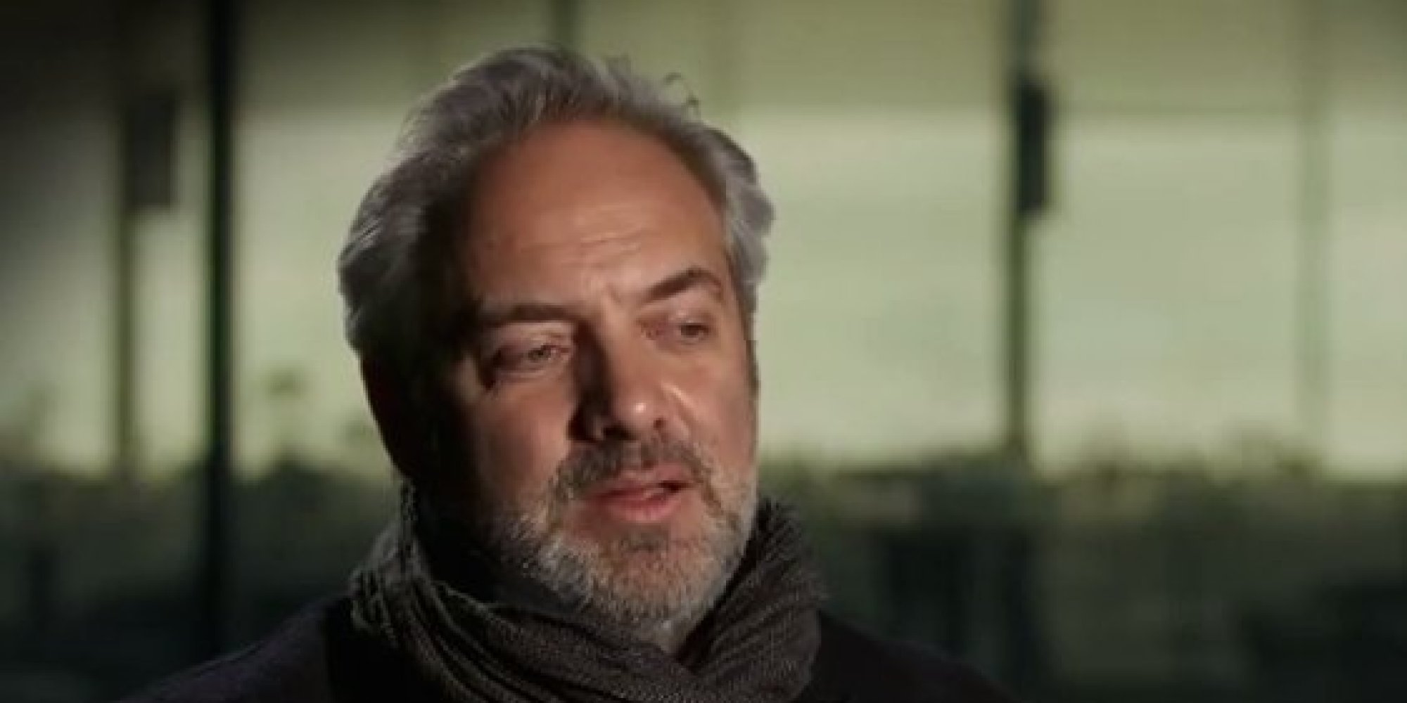 Sam Mendes' Scarf Steals The New Bond Promo For 'Spectre' | HuffPost