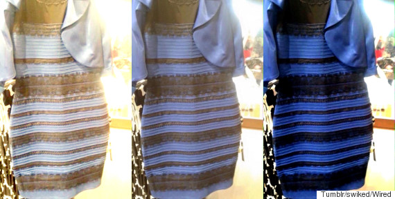 the dress blue and black