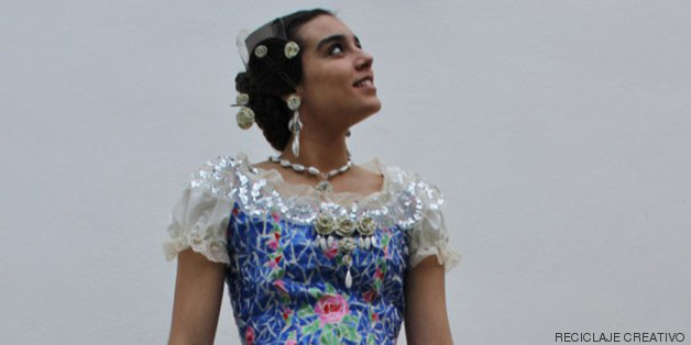 This Dress Is Made Of 180 Plastic Bottles