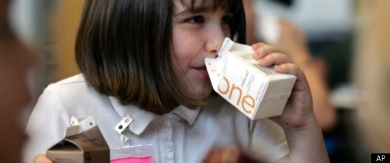 Chocolate Milk School Lunch