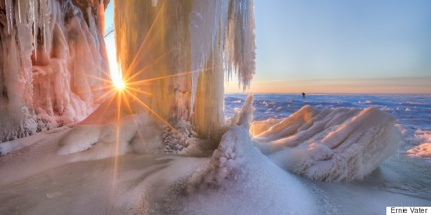 The Route To These Ice Caves Is Treacherous, But The Views Are Totally Worth It