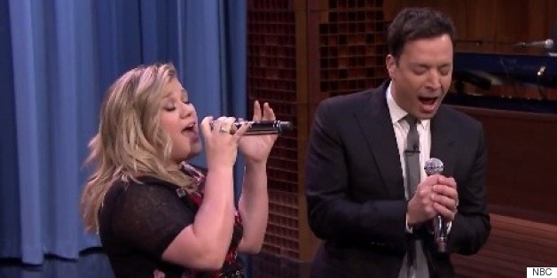Kelly Clarkson And Jimmy Fallon Sing All Your Favorite Duets