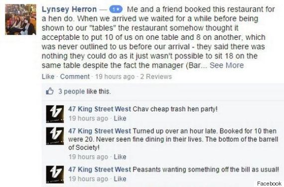 chav cheap hen party trash