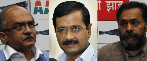 Yogendra Yadav, Prashant Bhushan Booted Out Of AAPs Political.