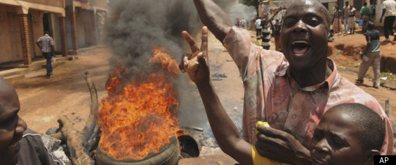 Uganda Protest
