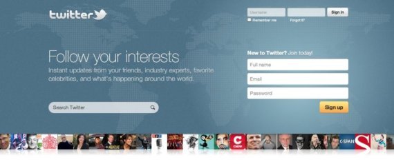 New Twitter Homepage