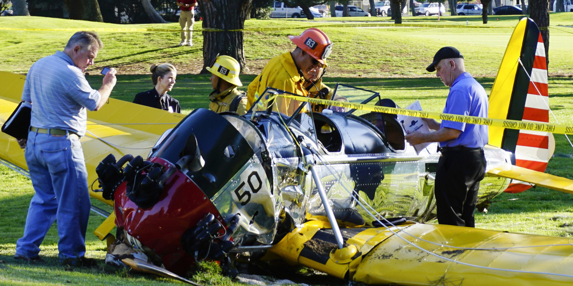 Harrison Ford Plane Crash Captured On Video In Amateur Mobile Phone