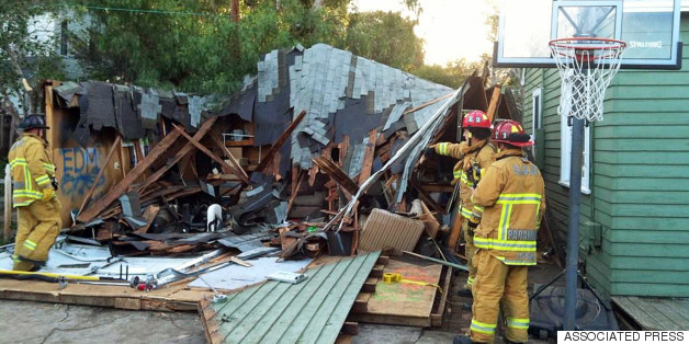VIDEO: Eight Hurt When Roof Collapses During College Party In California