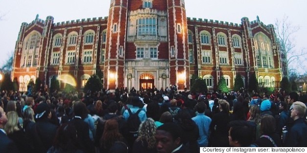 Dozens Of Students Stage Anti-Racism Protest At University Of Oklahoma