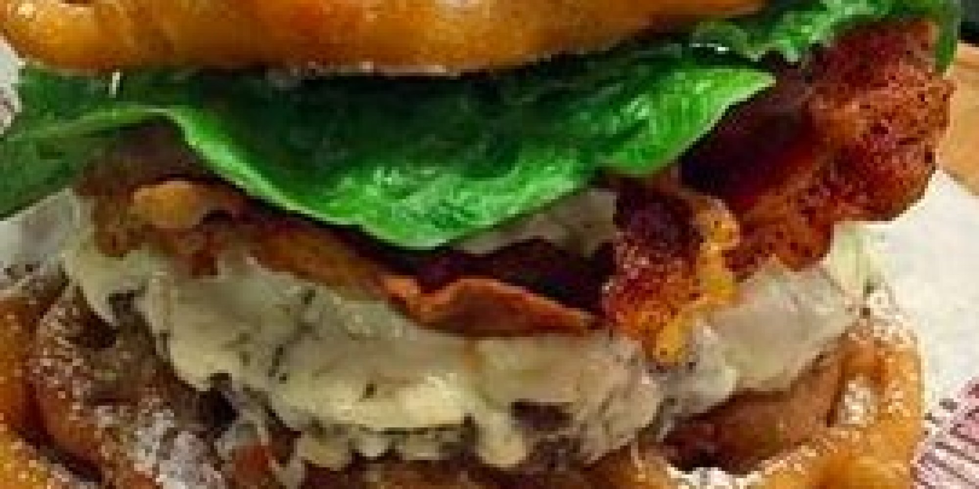 This Is A Funnel Cake Bacon Cheeseburger. The End. HuffPost