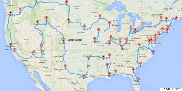 One Guy Figured Out How To Plan The Best Road Trip Ever