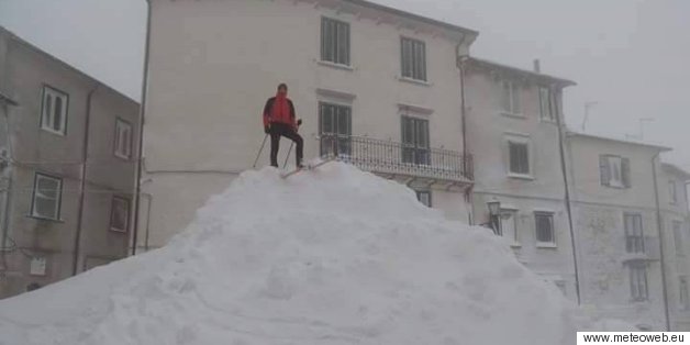 PHOTOS: Italian Village Gets 8 Feet Of Snow In 24 Hours