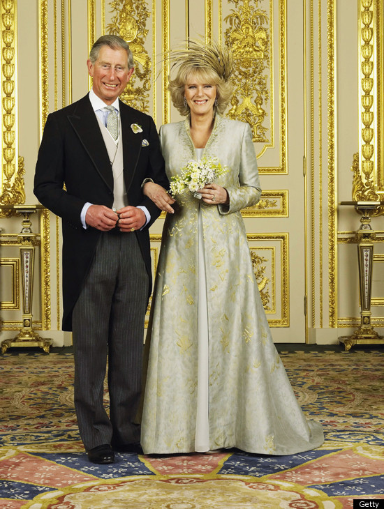 Camilla at her wedding in Anna Valentine FOLLOW HUFFPOST STYLE