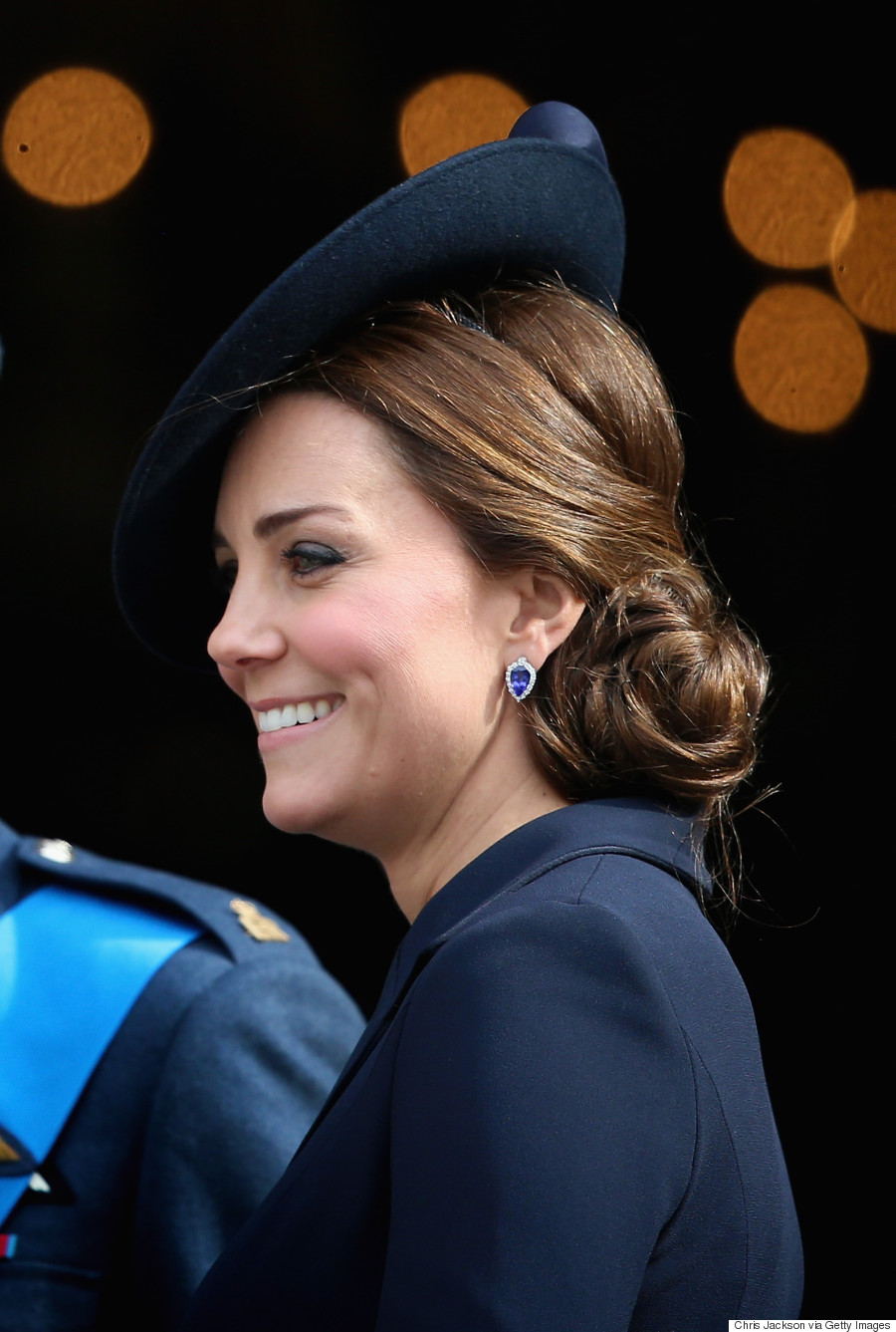 Kate Middleton Looks Chic In Navy At Commemorative Service