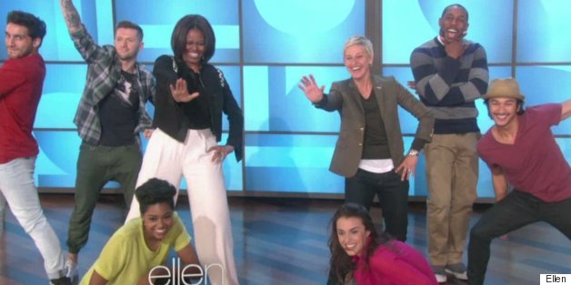 HOLY MOLY: Michelle Obama And Ellen DeGeneres Had An Epic Dance Party