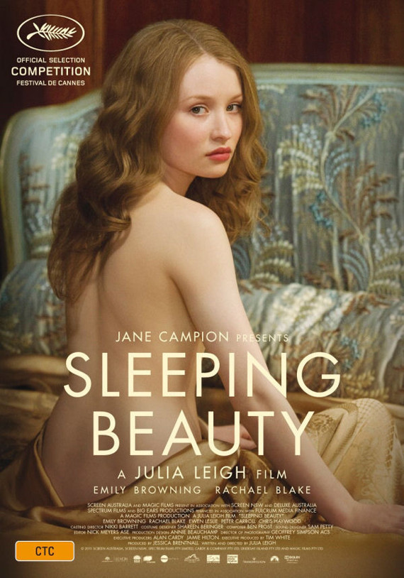 Sleeping Beauty Poster Emily Browning Goes Nude For Cannes Poster