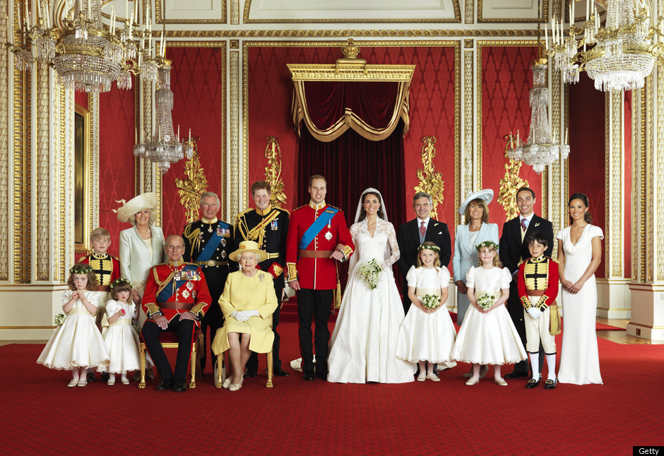 Clarence House released a trio of official royal wedding photos on Saturday