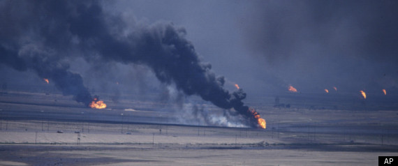 Kuwait Oil Wells Burn