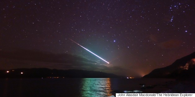 Breathtaking Photograph Shows Meteor  Streaking Over Loch Ness