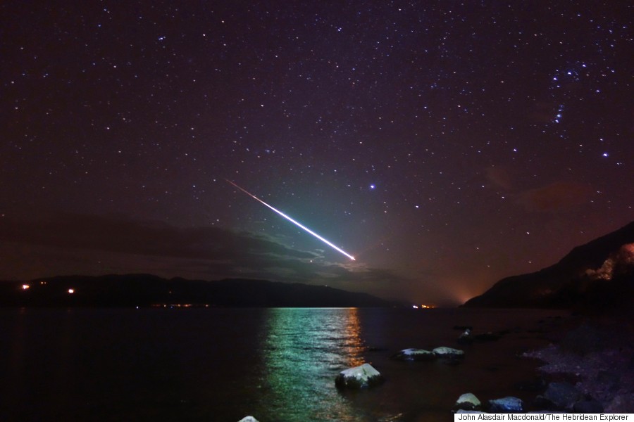 Amateur Photographer Captures Breathtaking Image Of Meteor Streaking