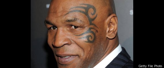 mike tyson shirtless. mike jeff green tattoo