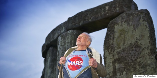 Buzz Aldrin Tweets Epic Superman Photo  From Stonehenge