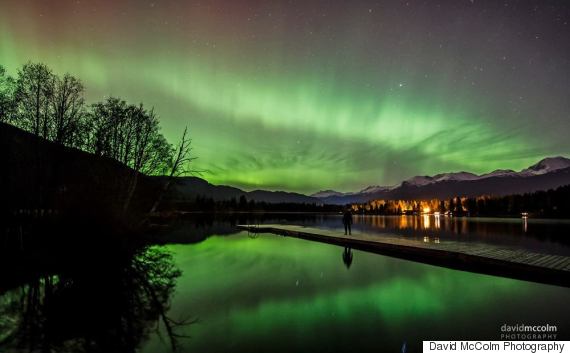 northern lights whistler