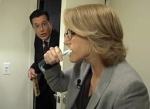 Colbert Letterman Couric