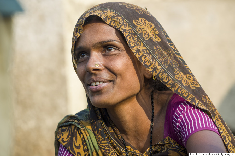 india woman working