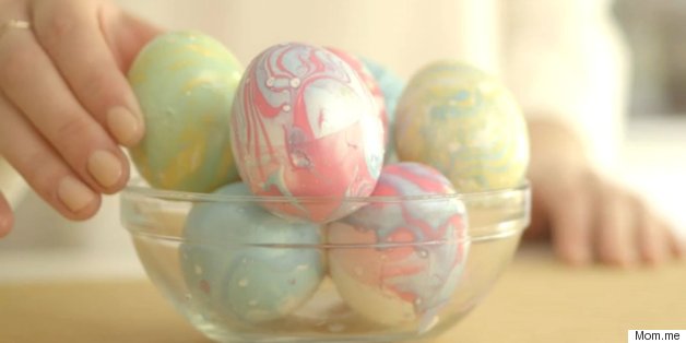 How To Dye Easter Eggs With... Nail Polish?