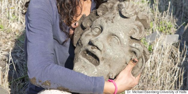 Ancient Mask Of Pagan God Pan Uncovered In Israel